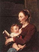 GREBBER, Pieter de Mother and Child sg USA oil painting artist